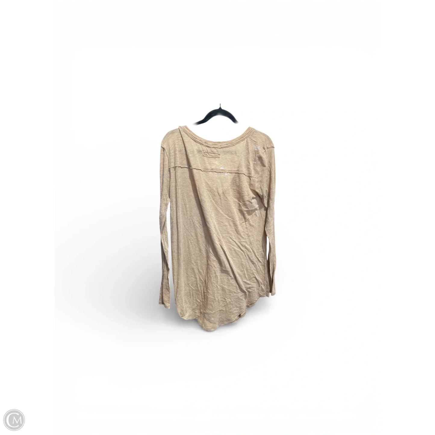 Top Long Sleeve By We The Free In Tan, Size: L