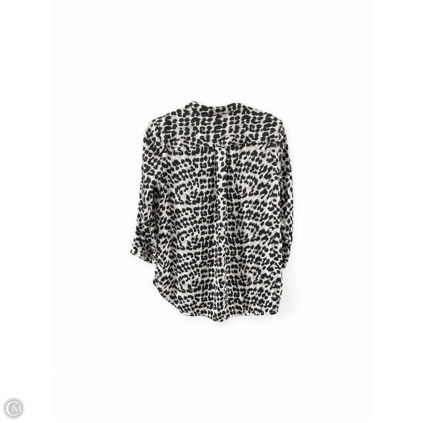 Blouse Long Sleeve By Dalia In Animal Print, Size: S