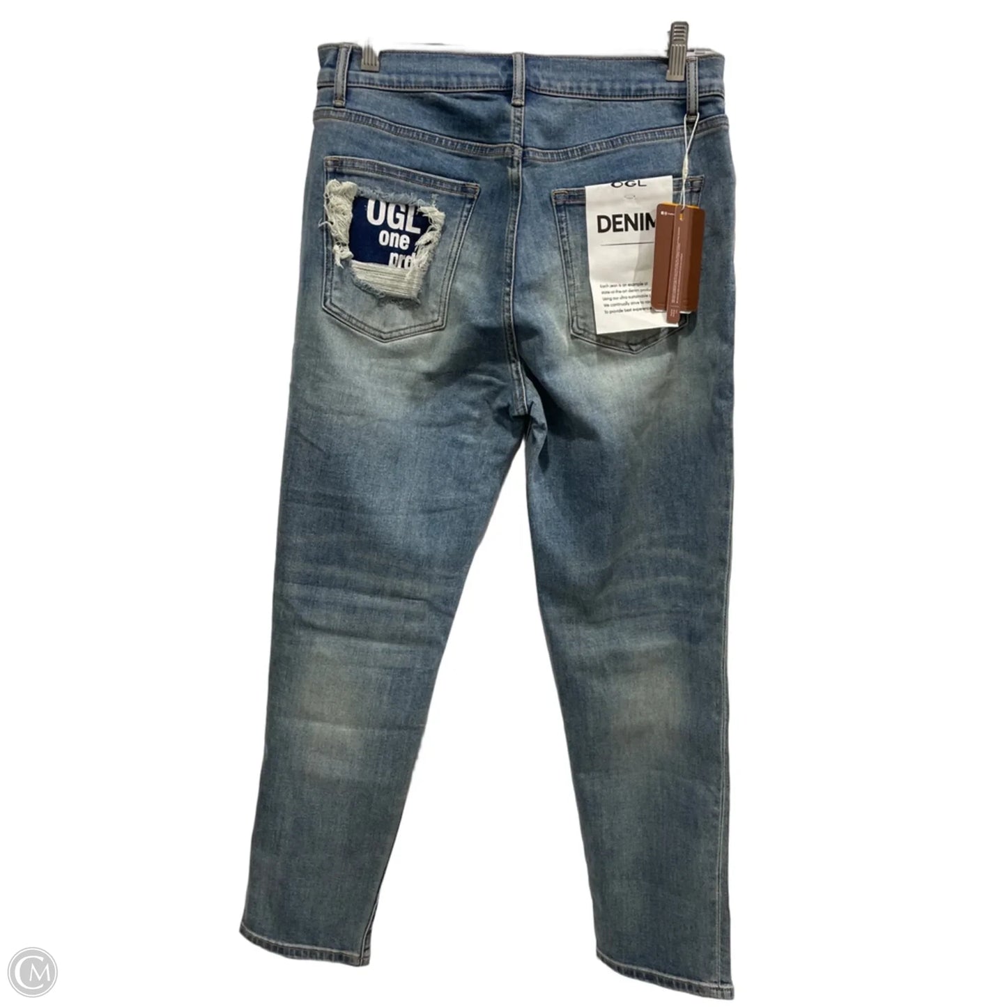 Jeans Straight By Clothes Mentor In Blue Denim, Size: 30