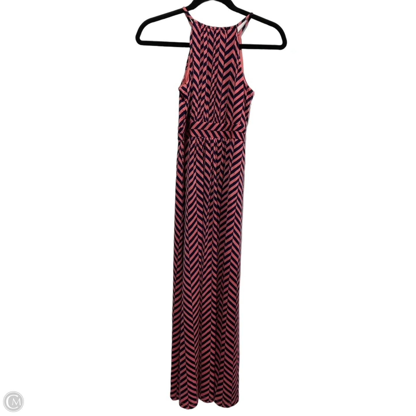 Dress Casual Maxi By Loft In Blue & Pink, Size: Xxsp