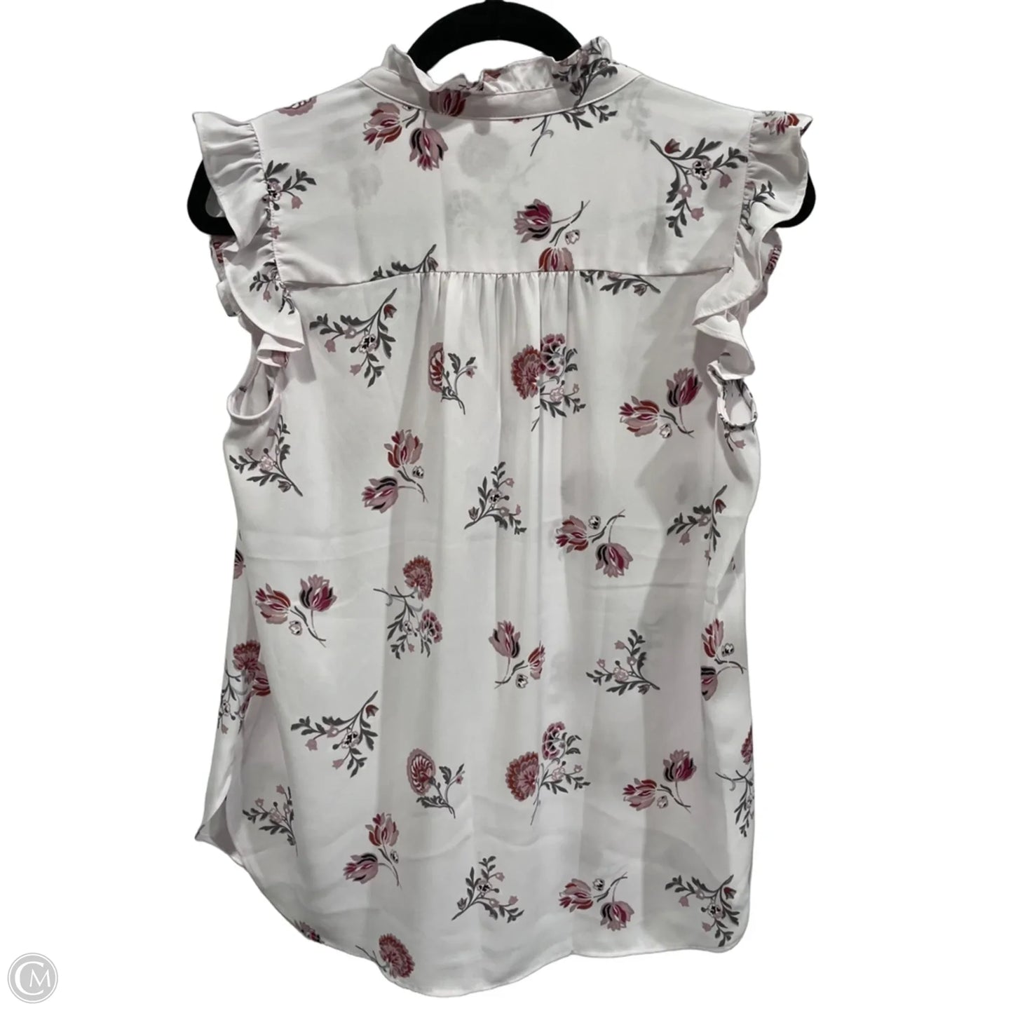 Blouse Sleeveless By Loft In Floral Print, Size: S