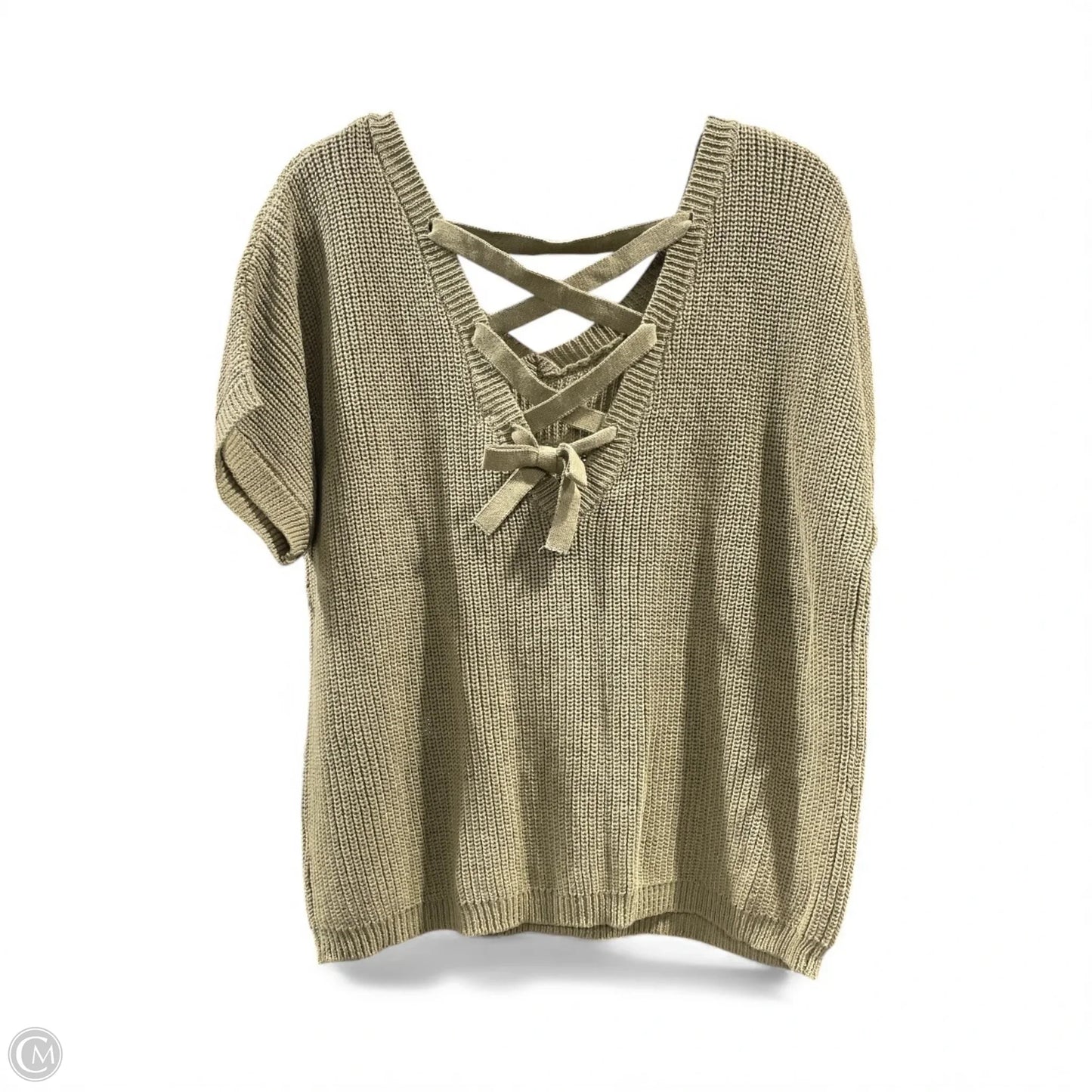 Sweater By Clothes Mentor In Green, Size: M