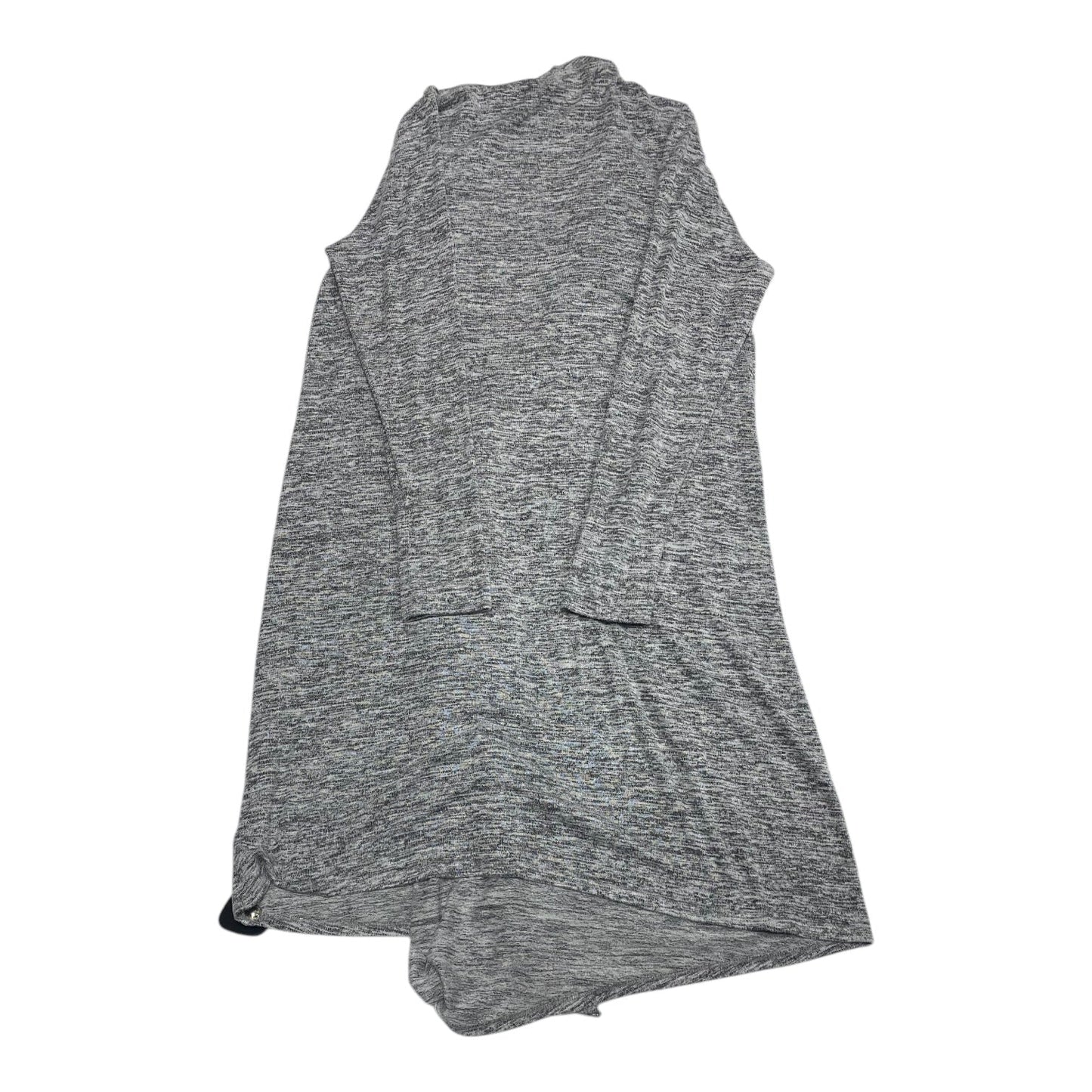 Sweater Cardigan By Soma In Grey, Size: M