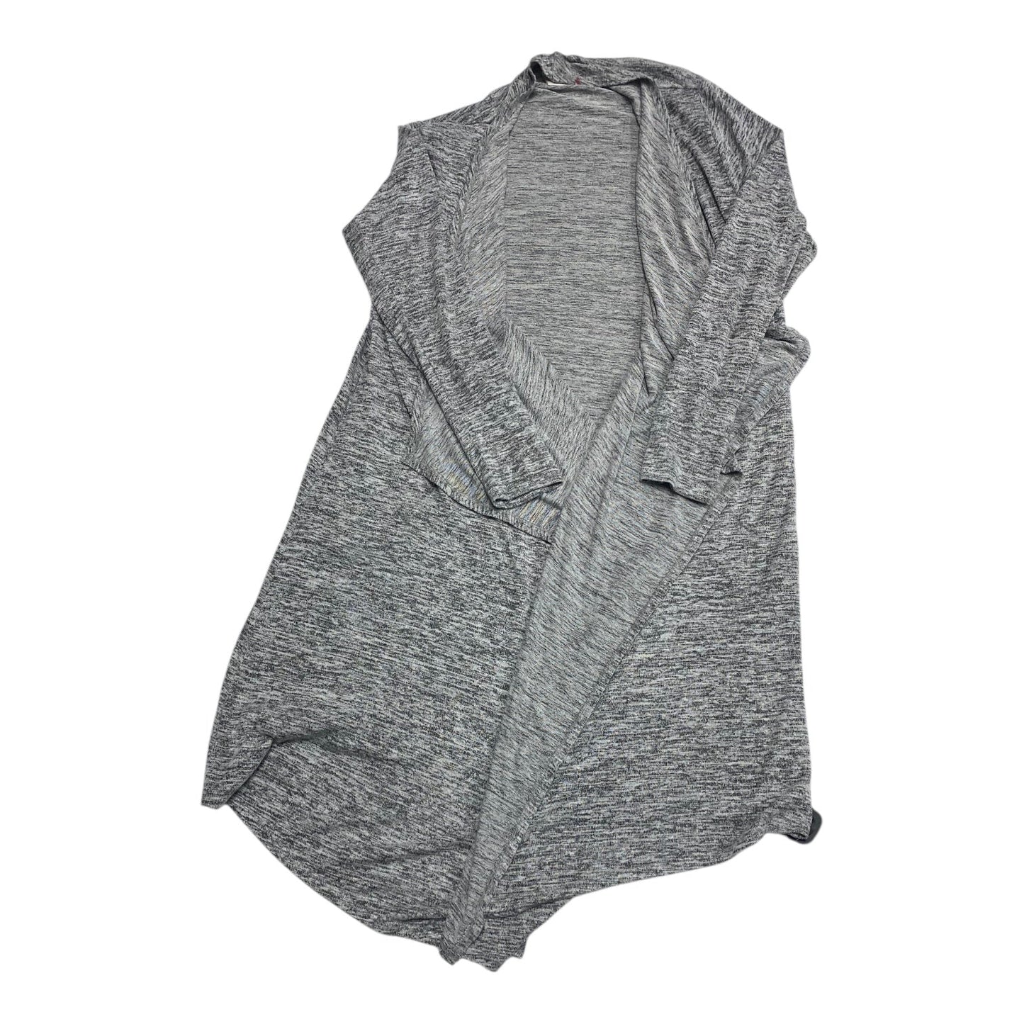 Sweater Cardigan By Soma In Grey, Size: M