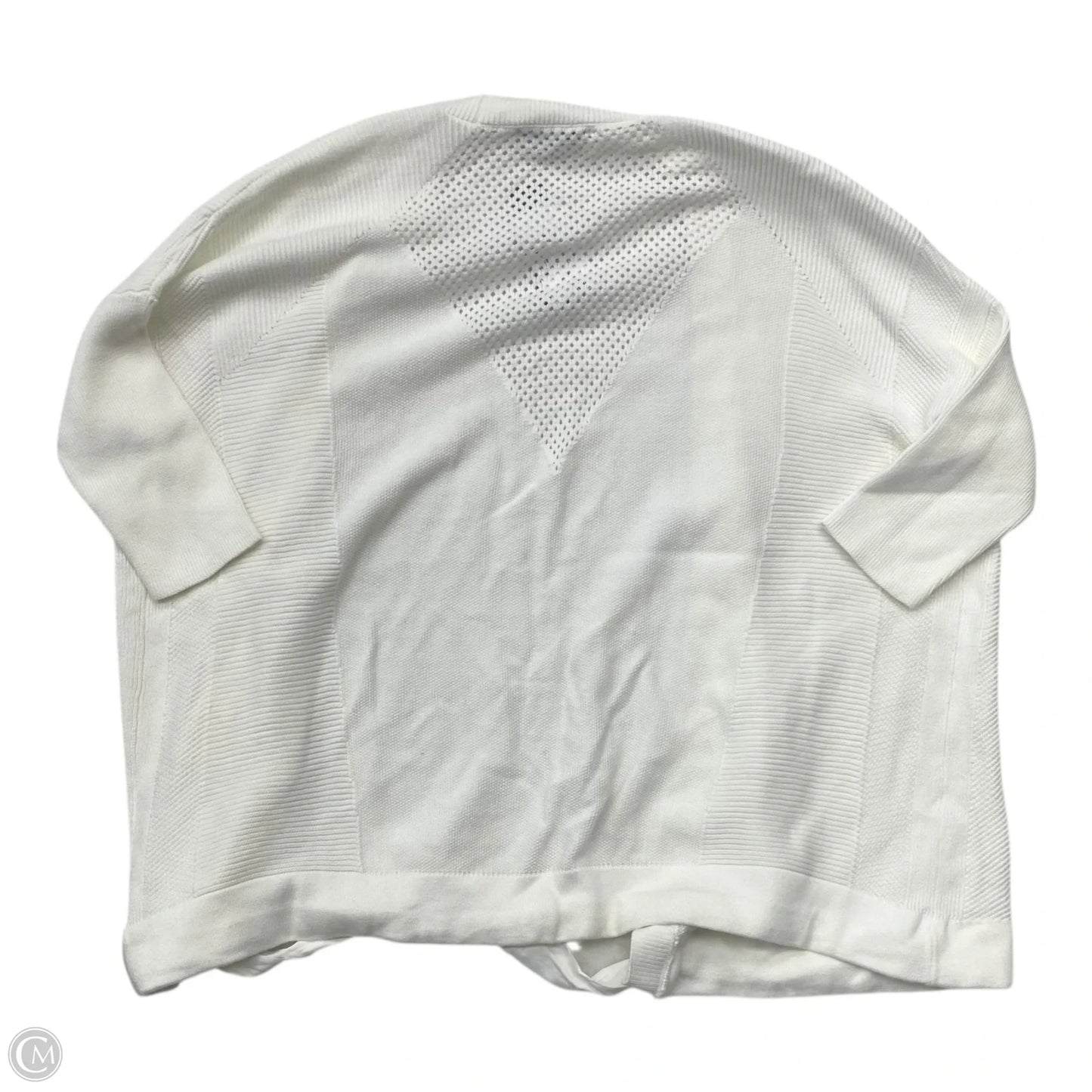 Sweater Short Sleeve By Christopher And Banks In Cream, Size: Mp