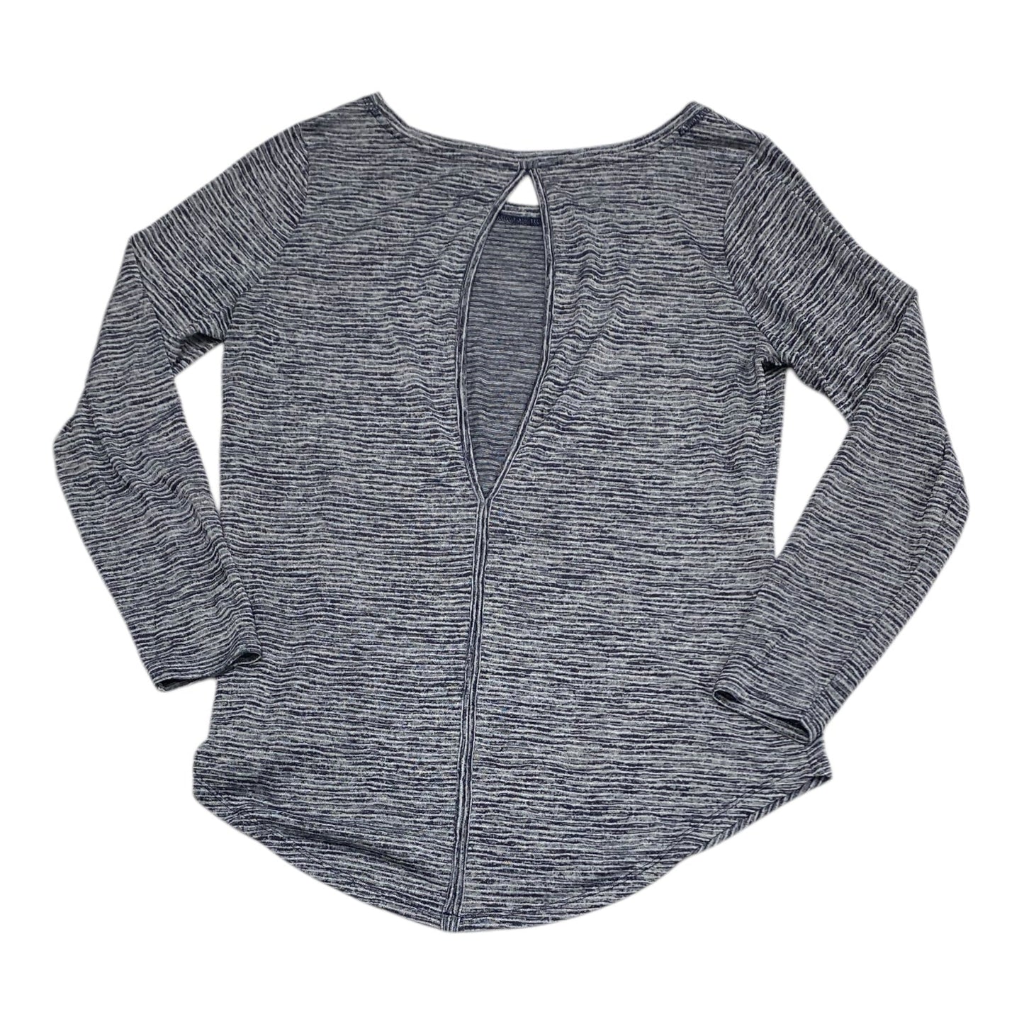 Top Long Sleeve By Athleta In Grey, Size: M