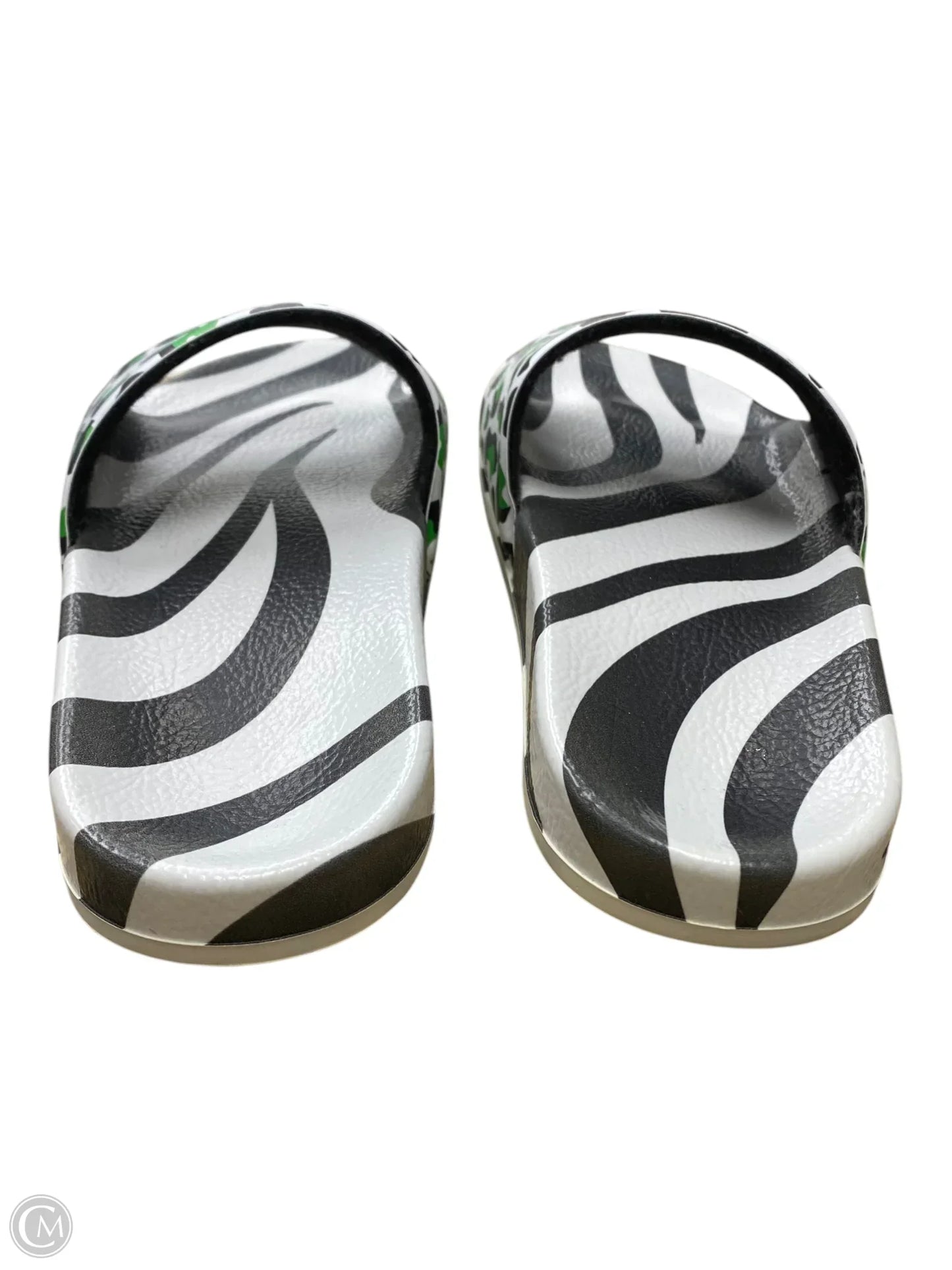 Sandals Flats By P448 In Animal Print, Size: 6
