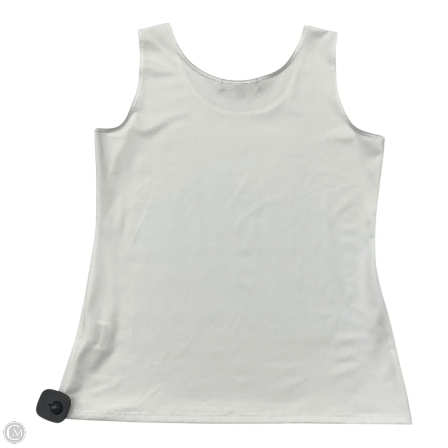 Top Sleeveless Basic By Ellen Tracy In White, Size: L