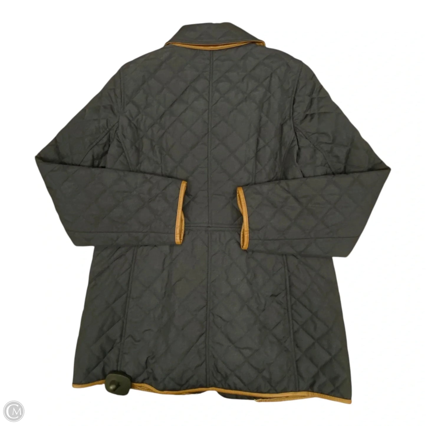 Jacket Puffer & Quilted By Chicos In Navy, Size: S