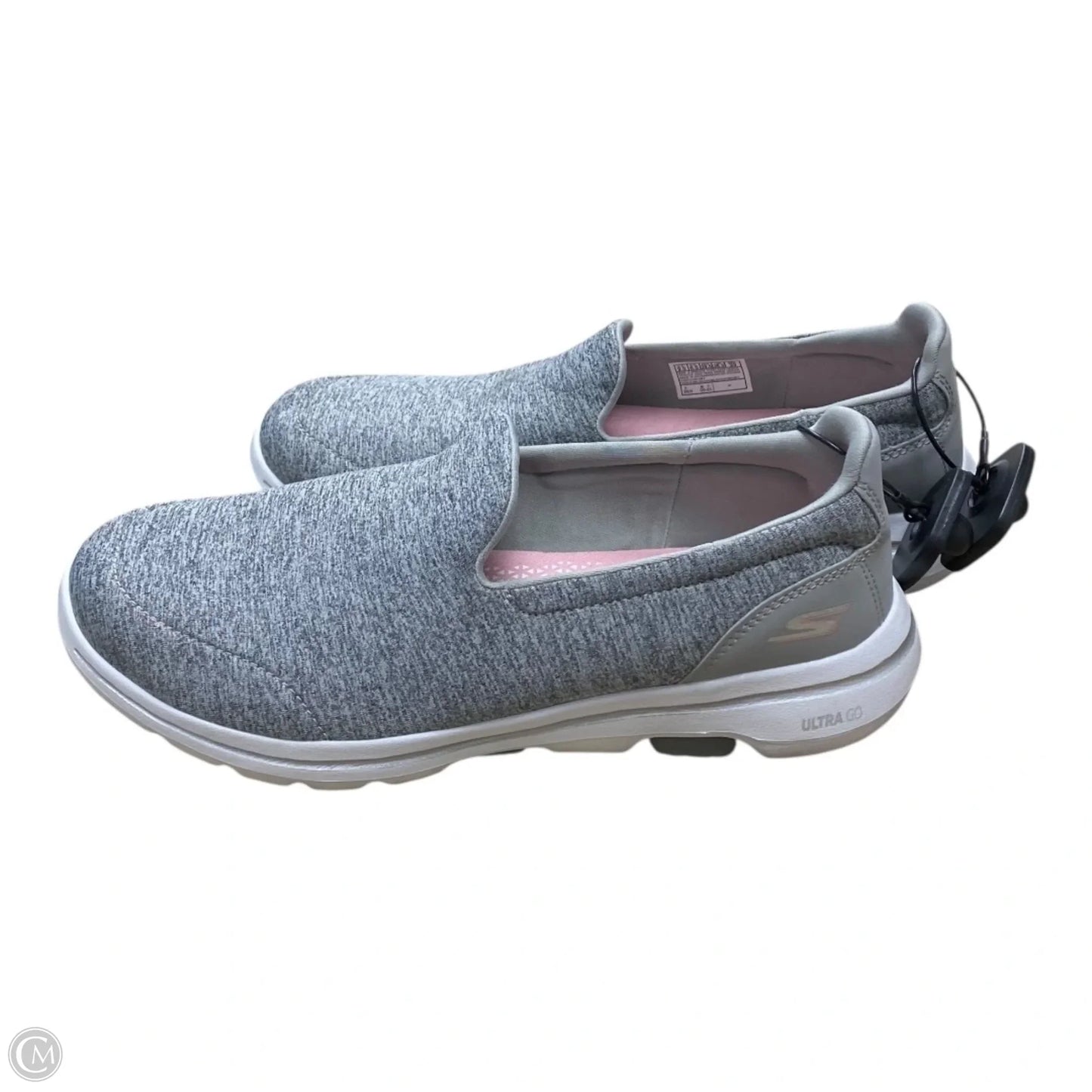 Shoes Flats By Skechers In Grey, Size: 9.5