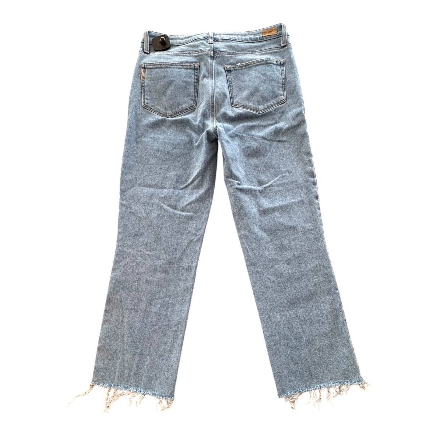 Jeans Cropped By Paige In Blue Denim, Size: 10