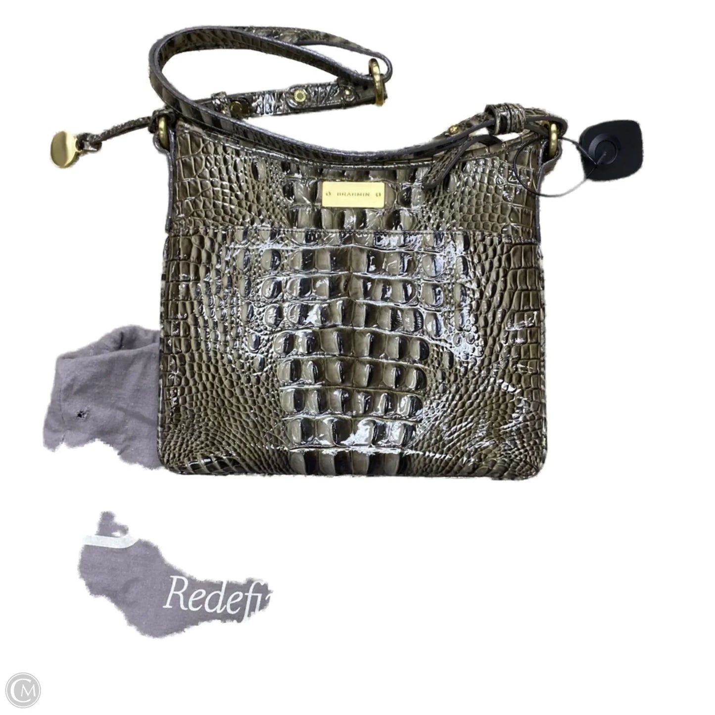 Handbag Designer By Brahmin, Size: Medium