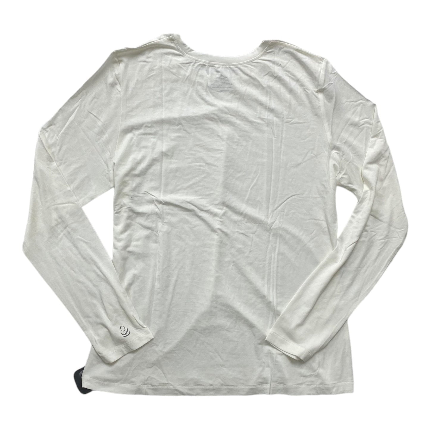 Ivory Top Long Sleeve Cuddl Duds, Size 1x