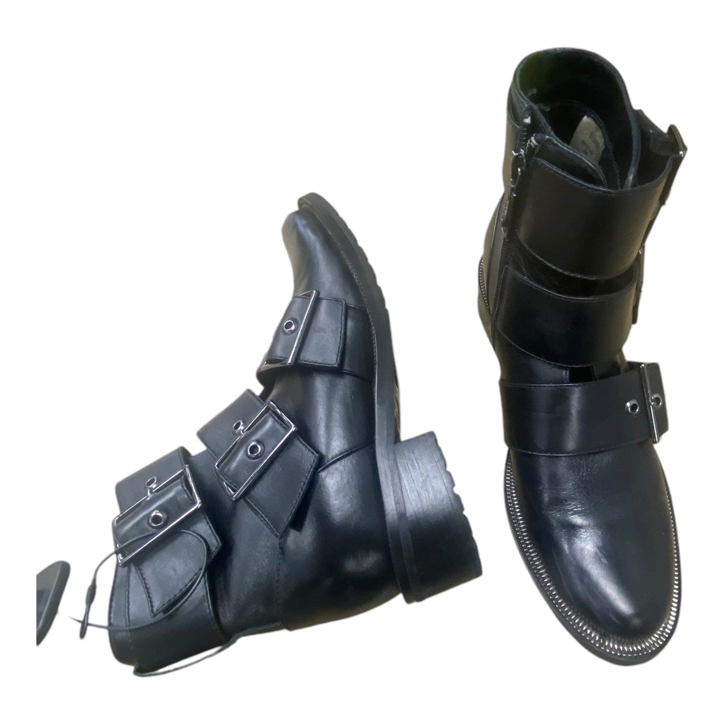 Boots Ankle Heels By Blondo In Black, Size: 7