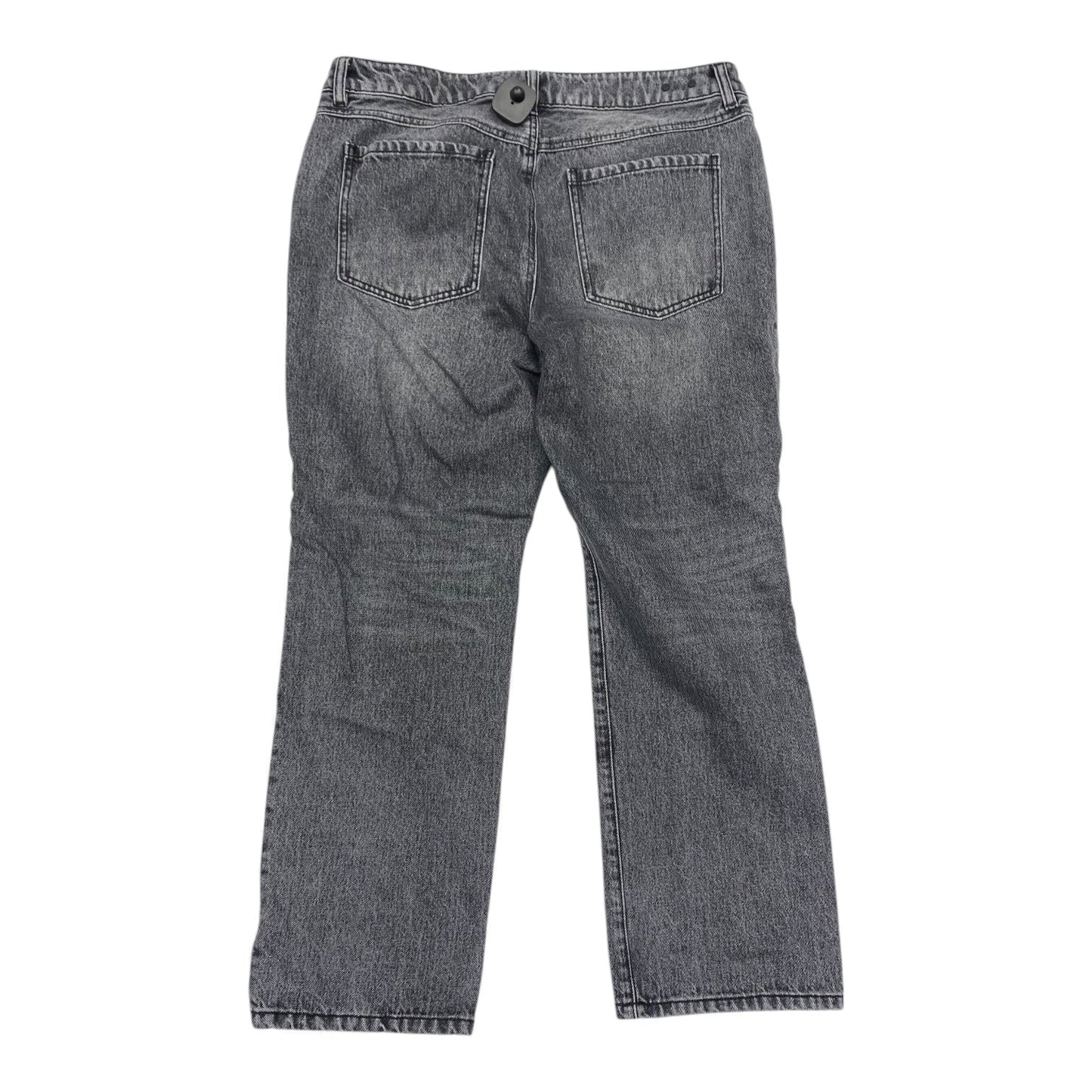 Jeans Straight By Cabi In Grey Denim, Size: 12