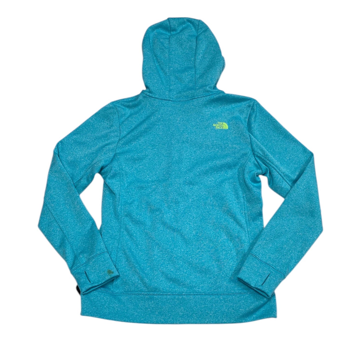 Athletic Sweatshirt Hoodie By The North Face In Blue & Green, Size: L