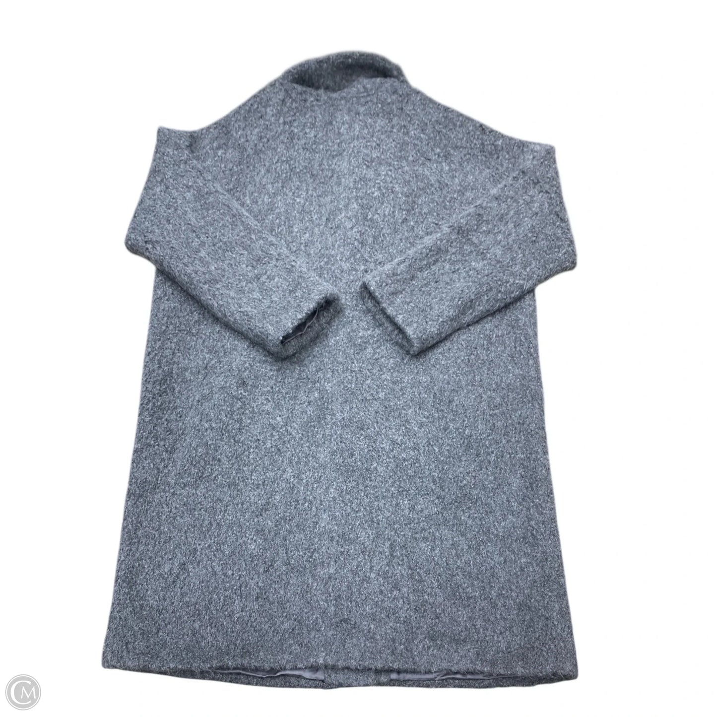 Coat Designer By Eileen Fisher In Grey, Size: M