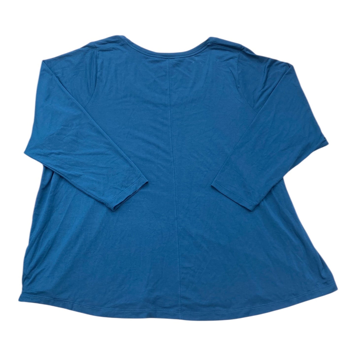 Athletic Top Long Sleeve Crewneck By Athleta In Blue, Size: 3x