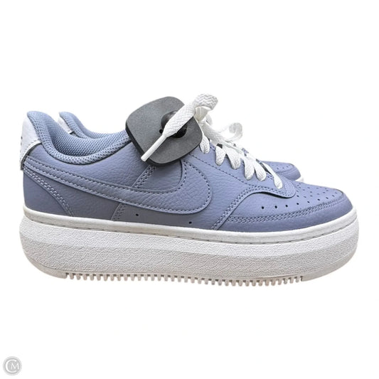 Shoes Sneakers By Nike In Blue & White, Size: 9