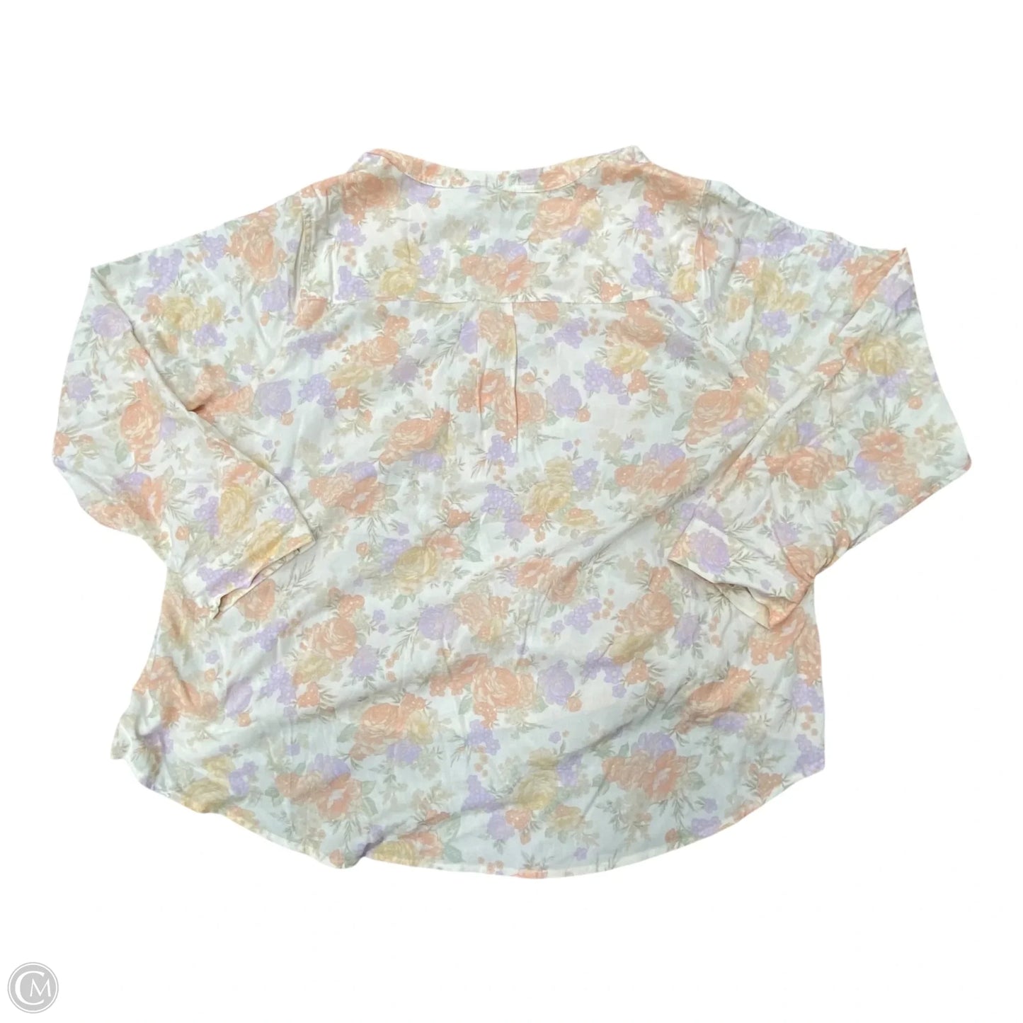 Top Long Sleeve By Torrid In Pink & Purple, Size: 2