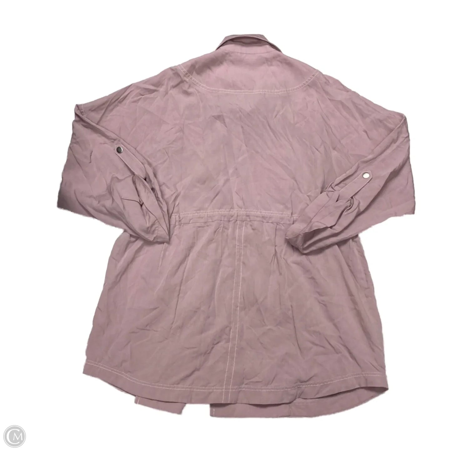 Jacket Windbreaker By Anthropologie In Pink, Size: Xs