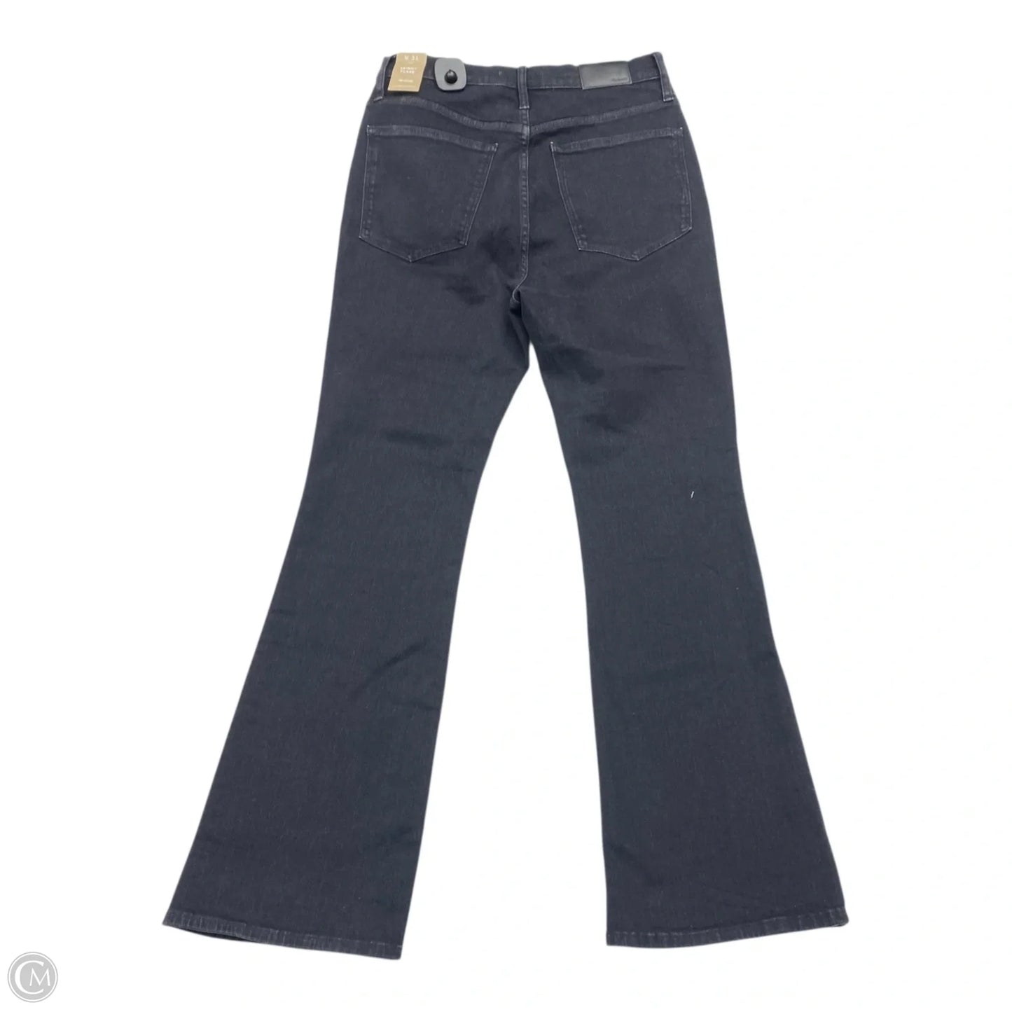Jeans Skinny Flared By Madewell In Black, Size: 8