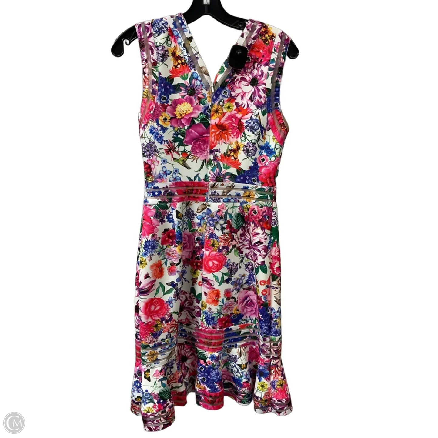 Dress Party Midi By Cma In Floral Print, Size: Xs