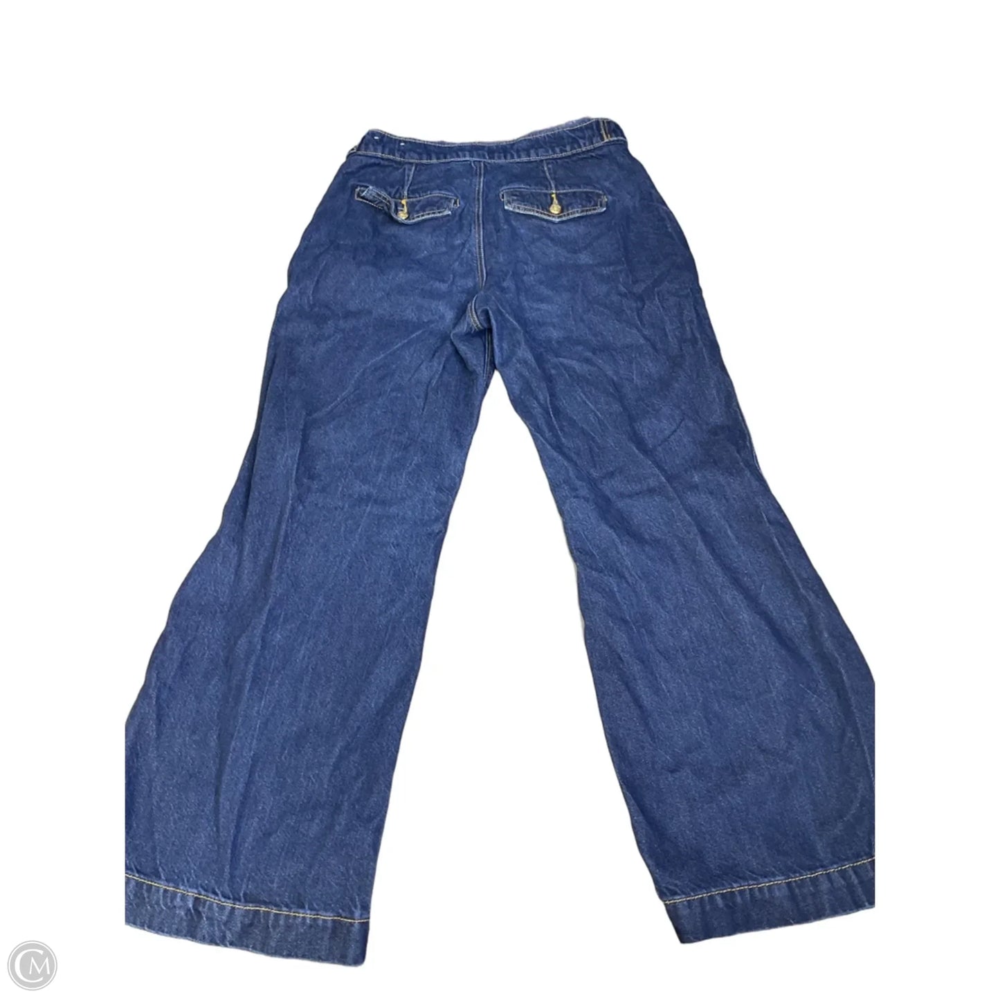 Jeans Wide Leg By Loft In Blue Denim, Size: 6