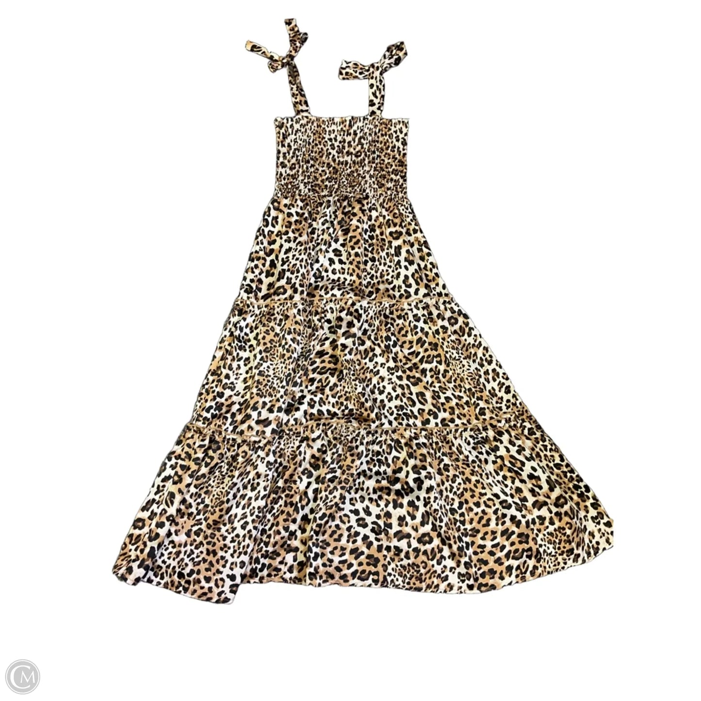 Dress Casual Midi By Pink Lily In Animal Print, Size: S