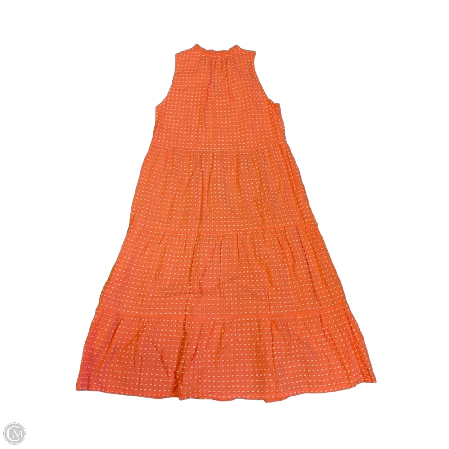 Dress Casual Midi By Loft In Orange, Size: Xs