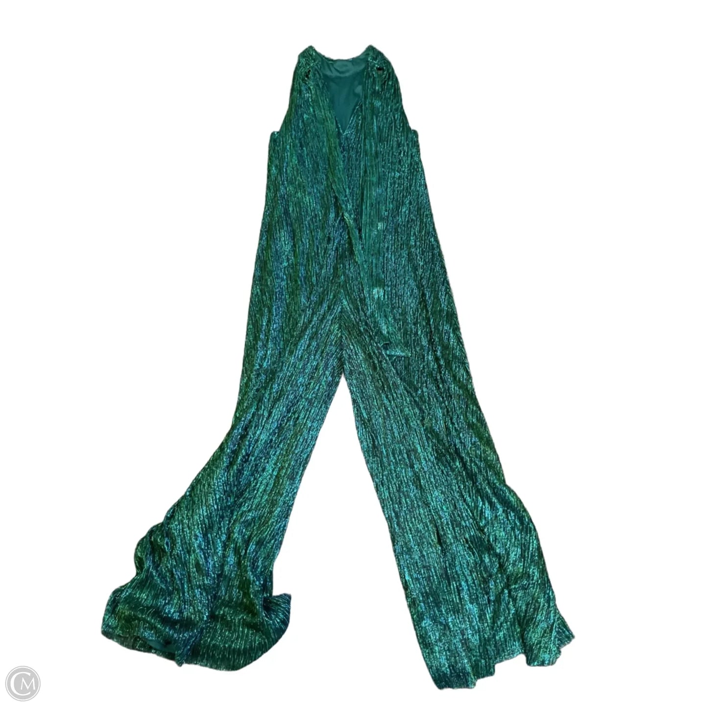 Jumpsuit By Msk In Blue & Green, Size: S