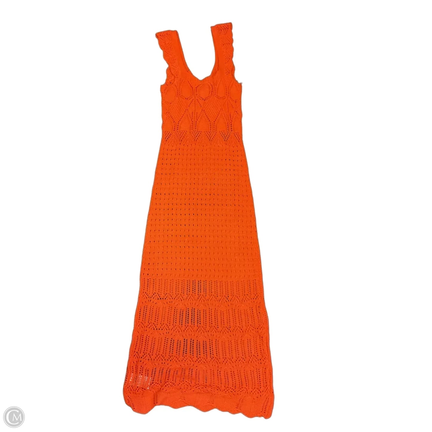 Dress Casual Maxi By Shein In Orange, Size: S