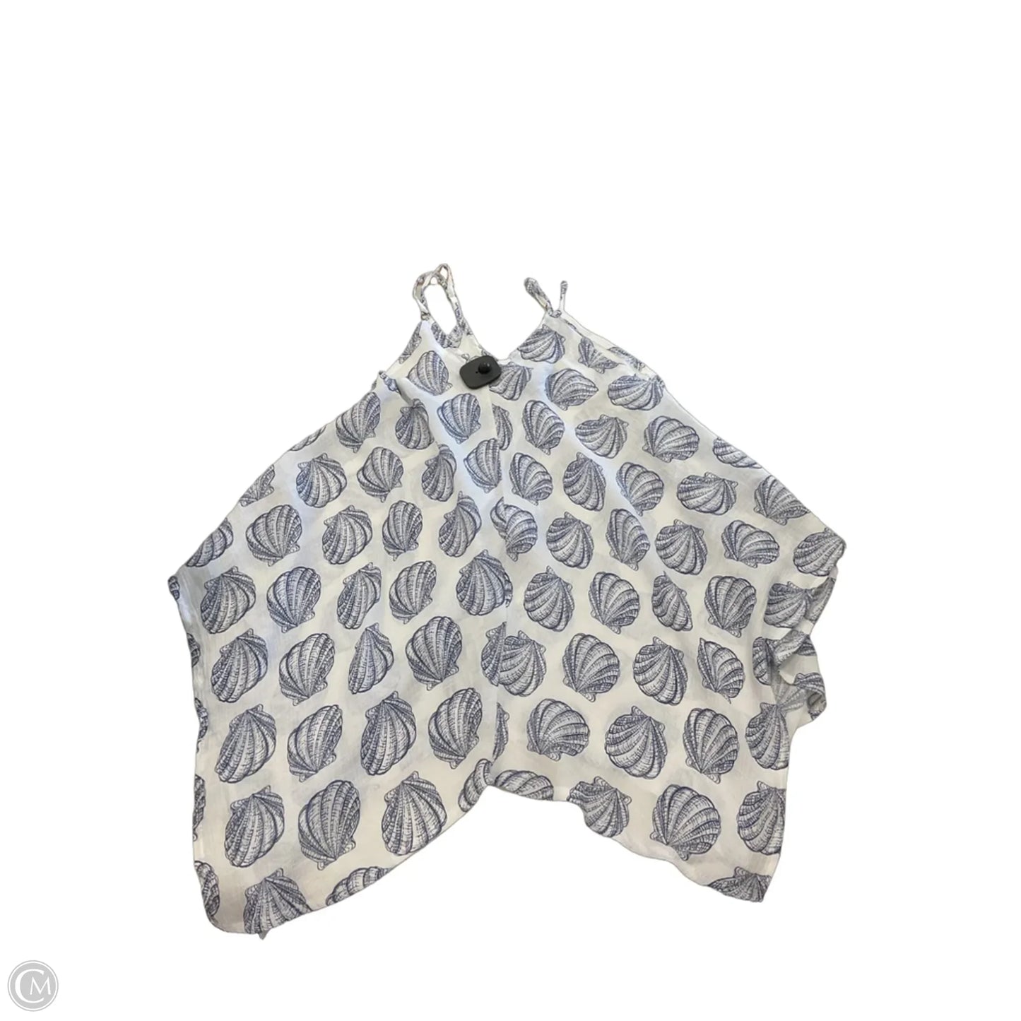 Swimwear Cover-up By Cme In Blue & White, Size: Osfm