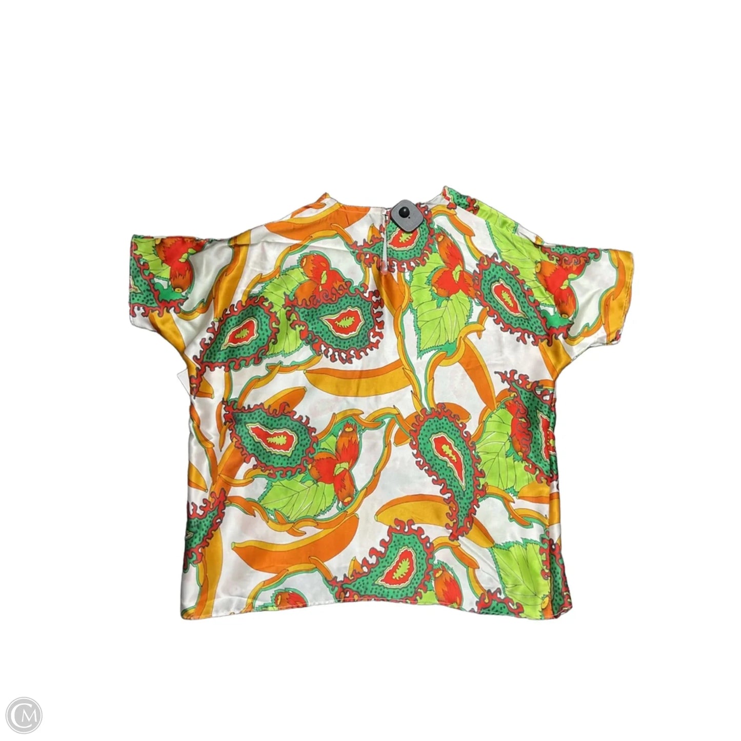 Blouse Short Sleeve By Cmc In Tropical Print