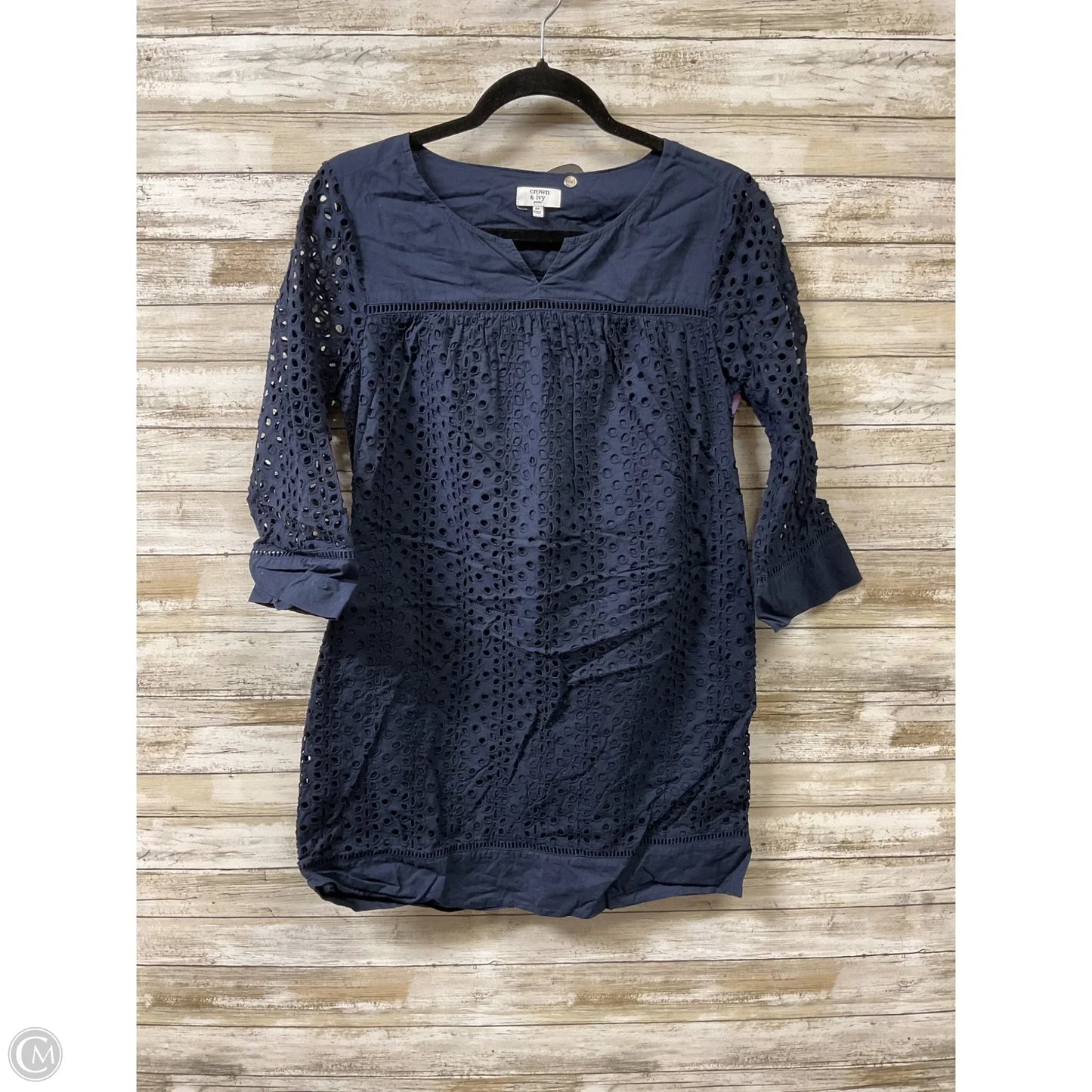 Dress Casual Short By Crown And Ivy In Navy, Size: 8