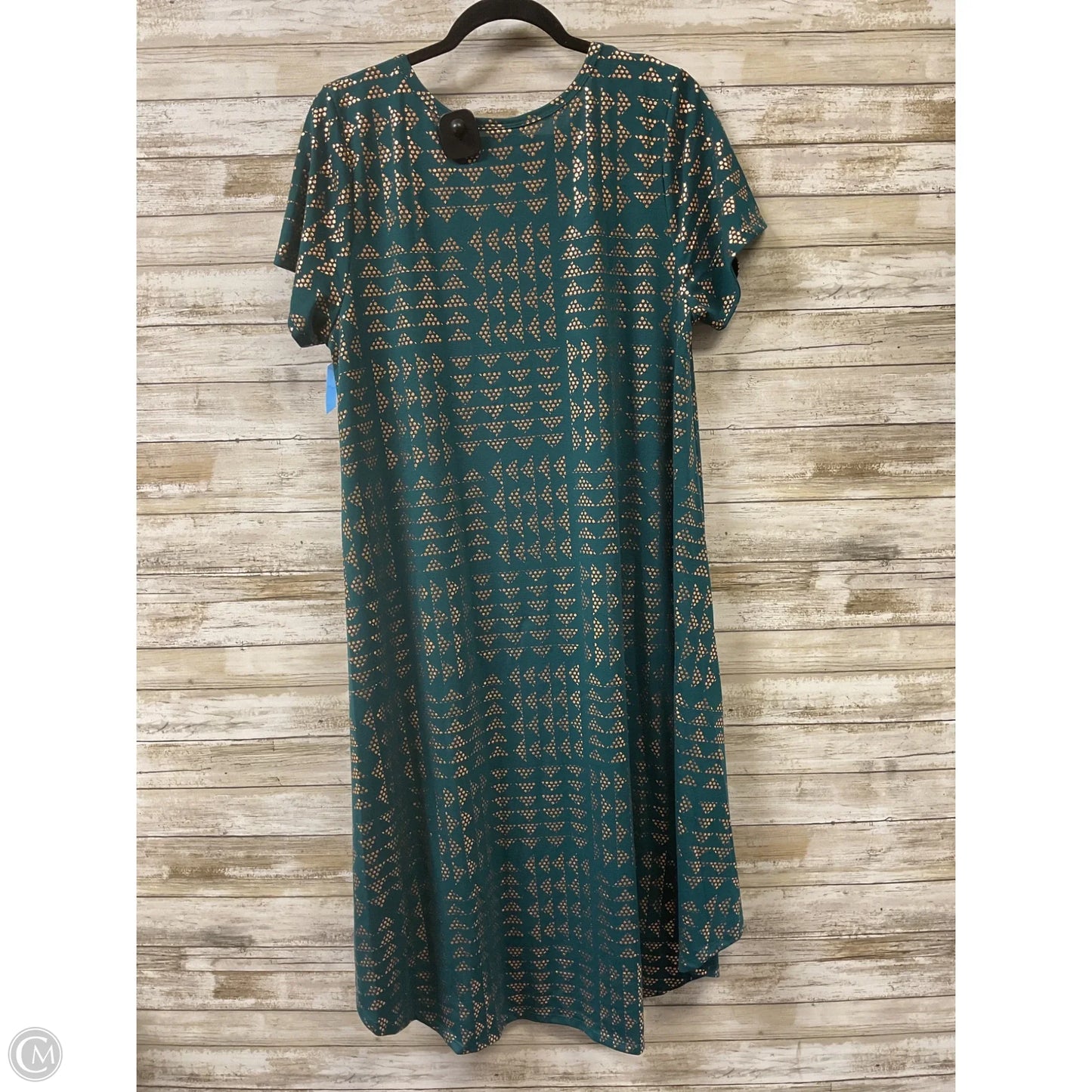 Dress Casual Midi By Lularoe In Teal, Size: Xl