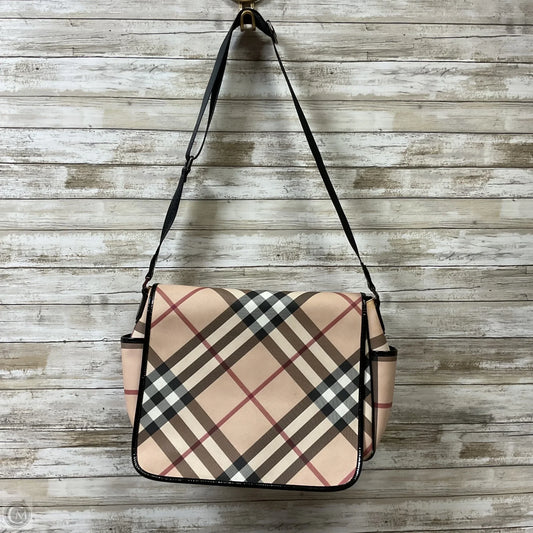 Laptop Bag Luxury Designer By Burberry, Size: Large