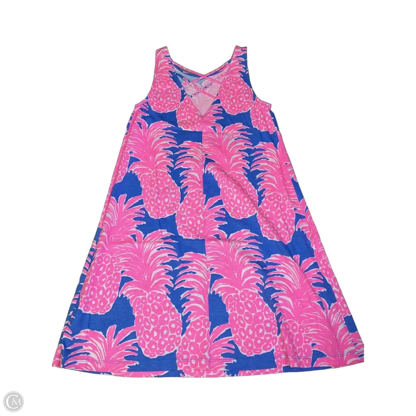 Dress Designer By Lilly Pulitzer In Blue & Pink, Size: Xs