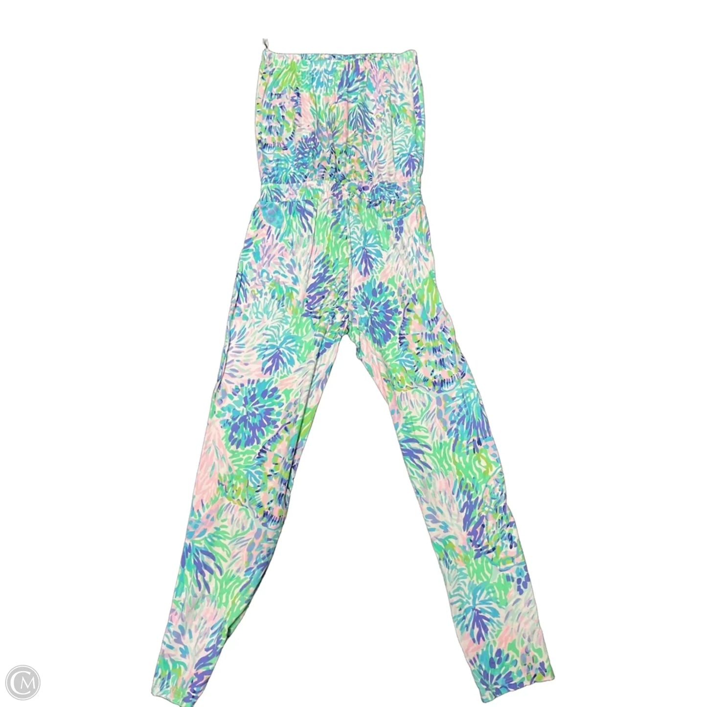 Jumpsuit Designer By Lilly Pulitzer In Blue & Green, Size: Xs
