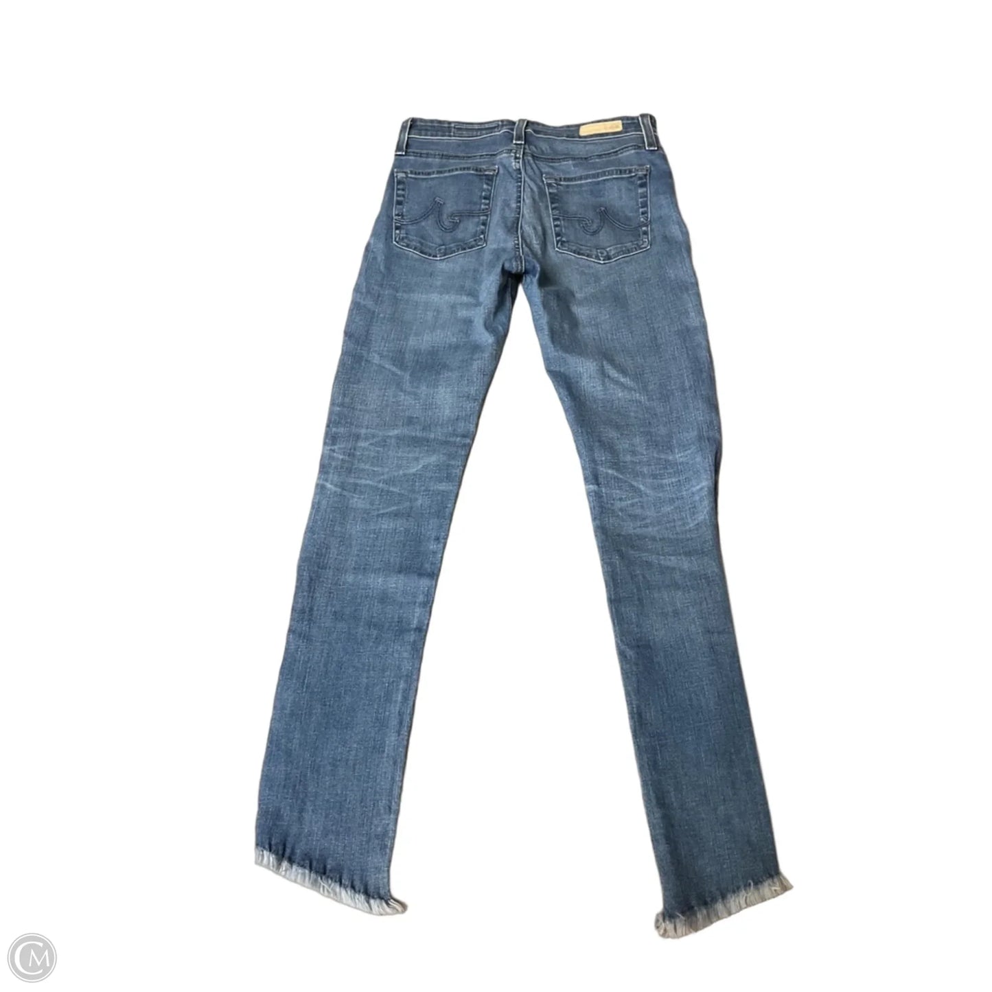 Jeans Skinny By Adriano Goldschmied In Blue Denim, Size: 4