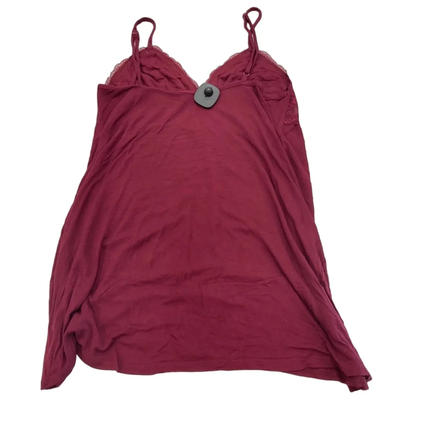 Nightgown By Clothes Mentor In Maroon, Size: L