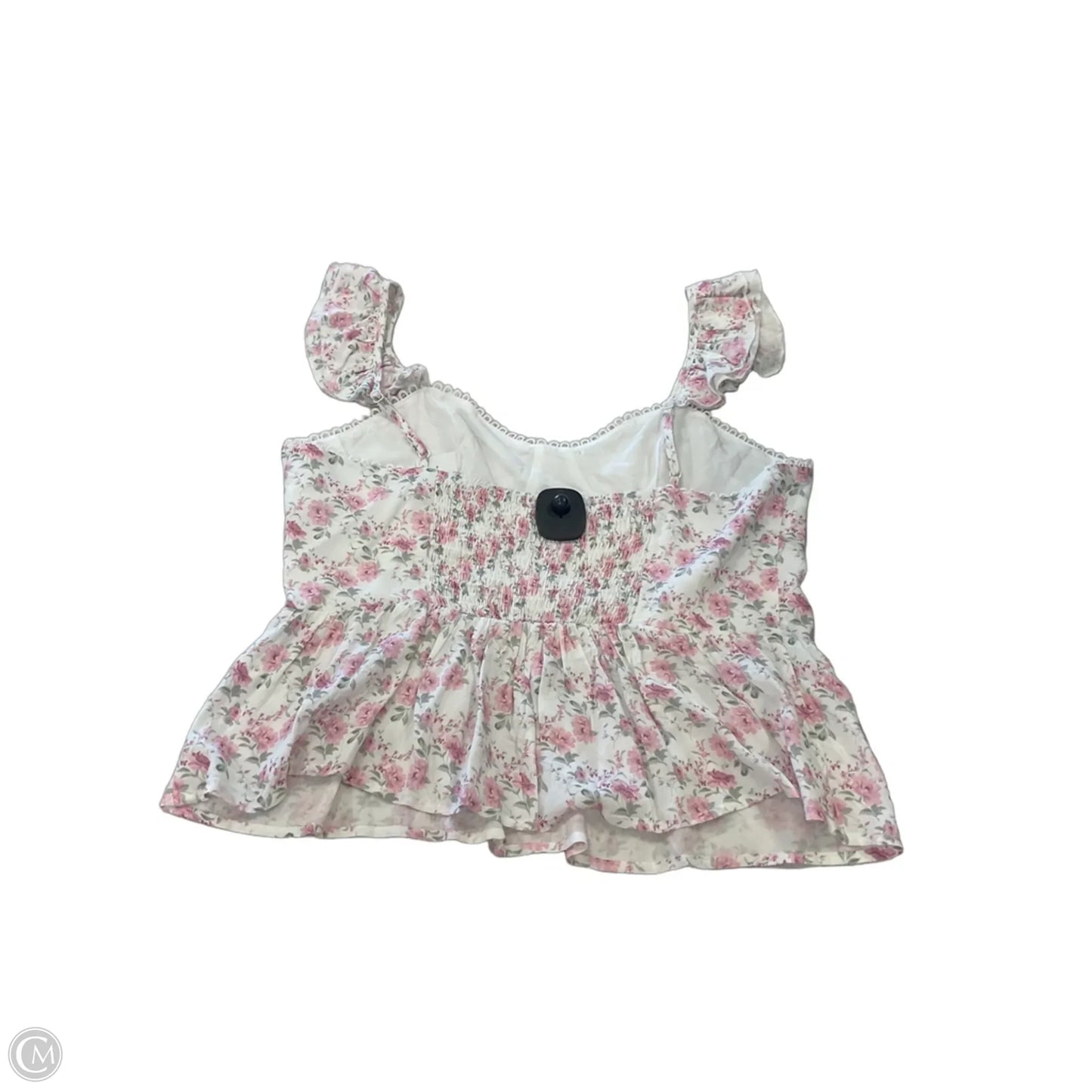 Top Sleeveless By Clothes Mentor In Floral Print, Size: L