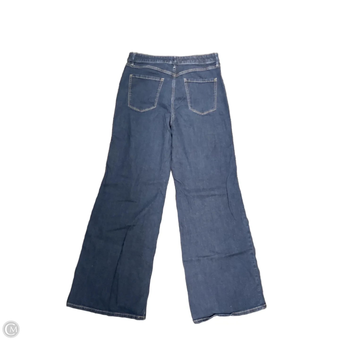 Jeans Wide Leg By White House Black Market In Blue Denim, Size: 10l