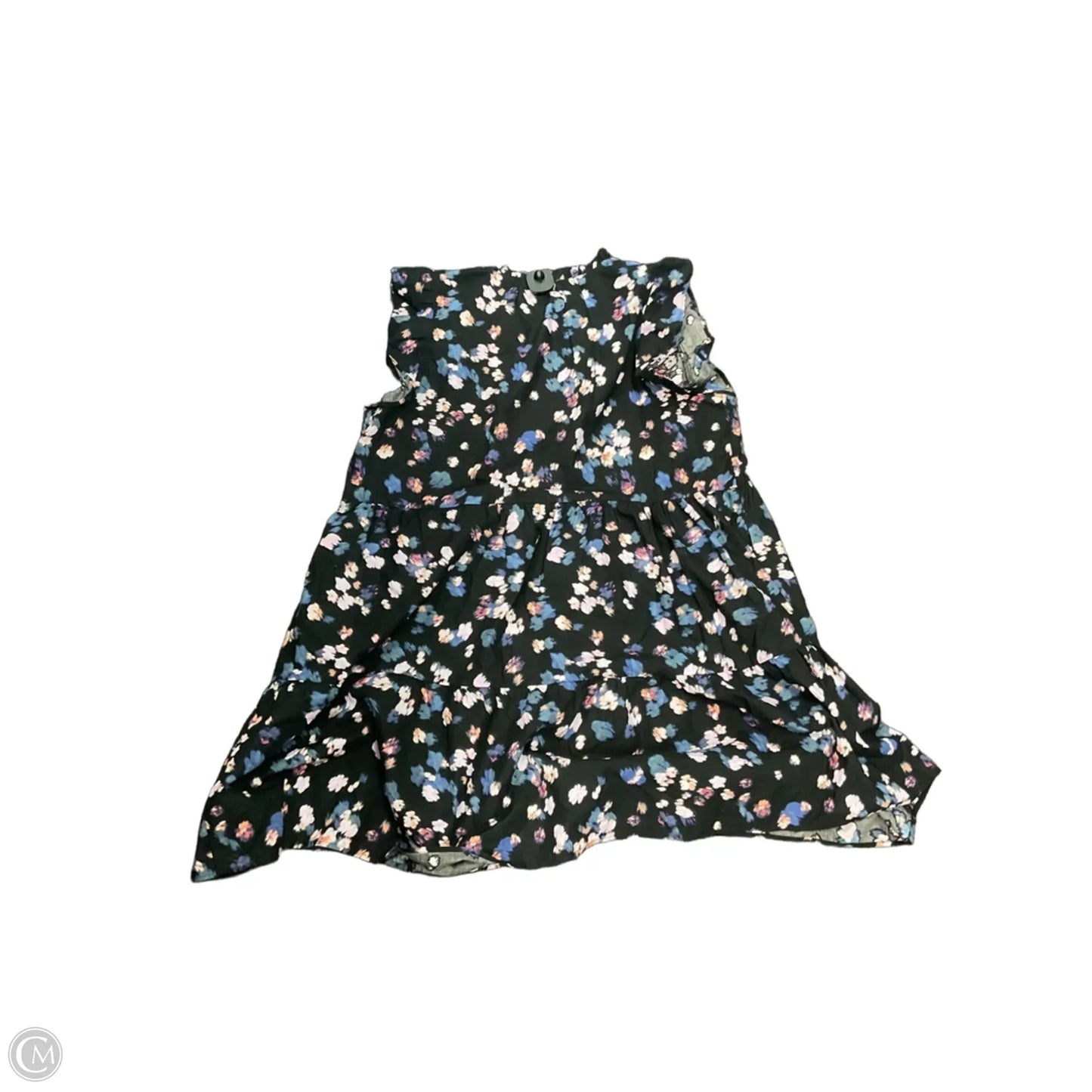 Dress Casual Short By Time And Tru In Floral Print, Size: Xl