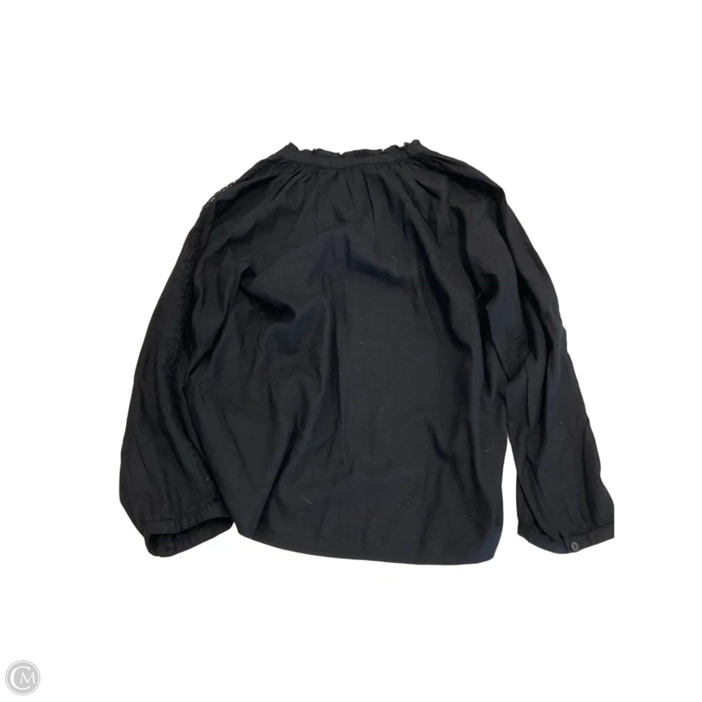Top Long Sleeve Basic By Old Navy In Black, Size: S