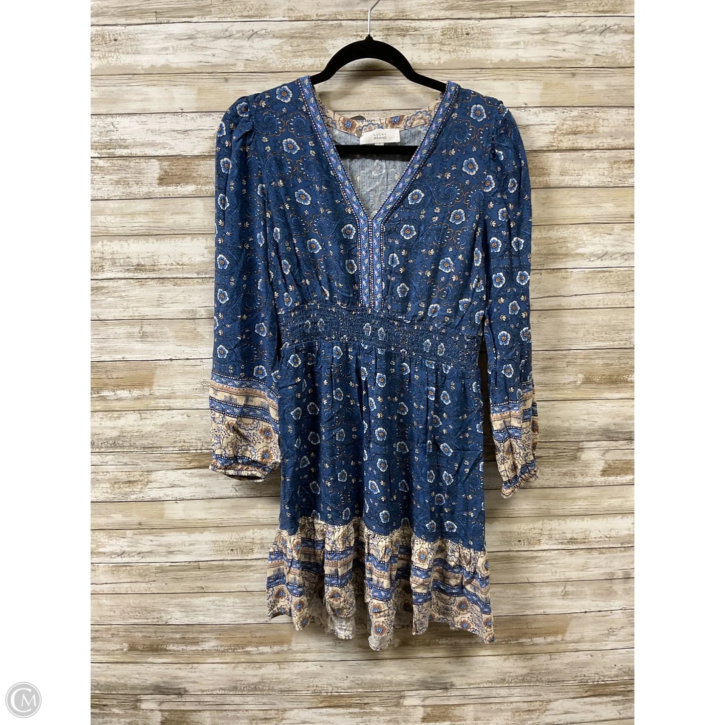 Dress Casual Short By Lucky Brand In Blue, Size: M