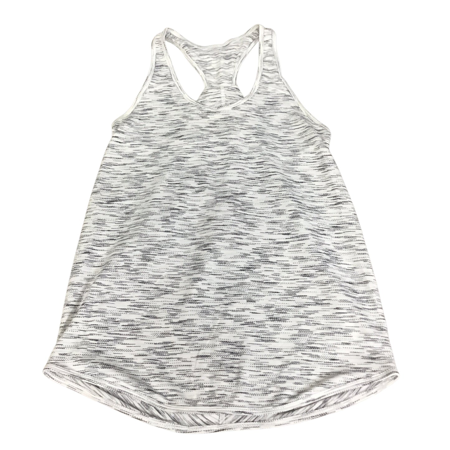 Athletic Tank Top By Lululemon In Black & White, Size: S