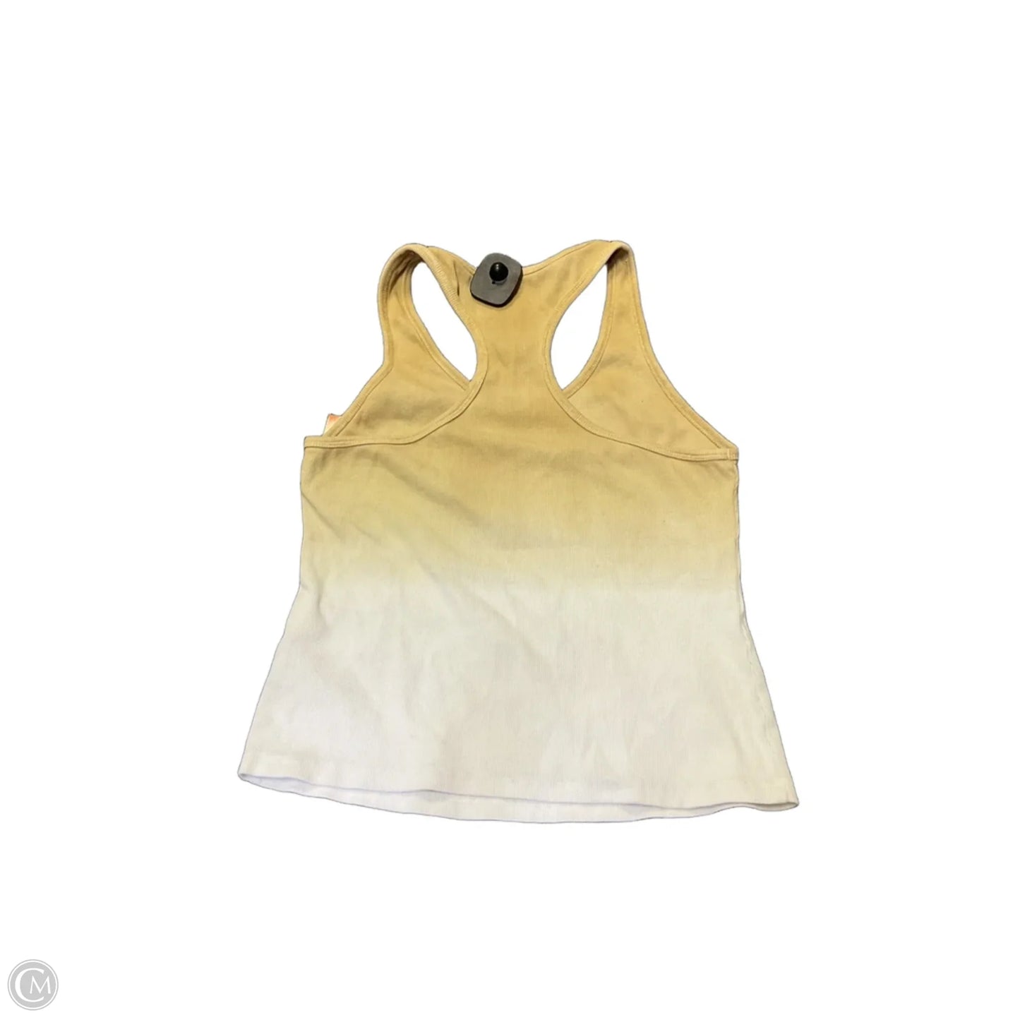 Tank Top By Divided In White & Yellow, Size: M