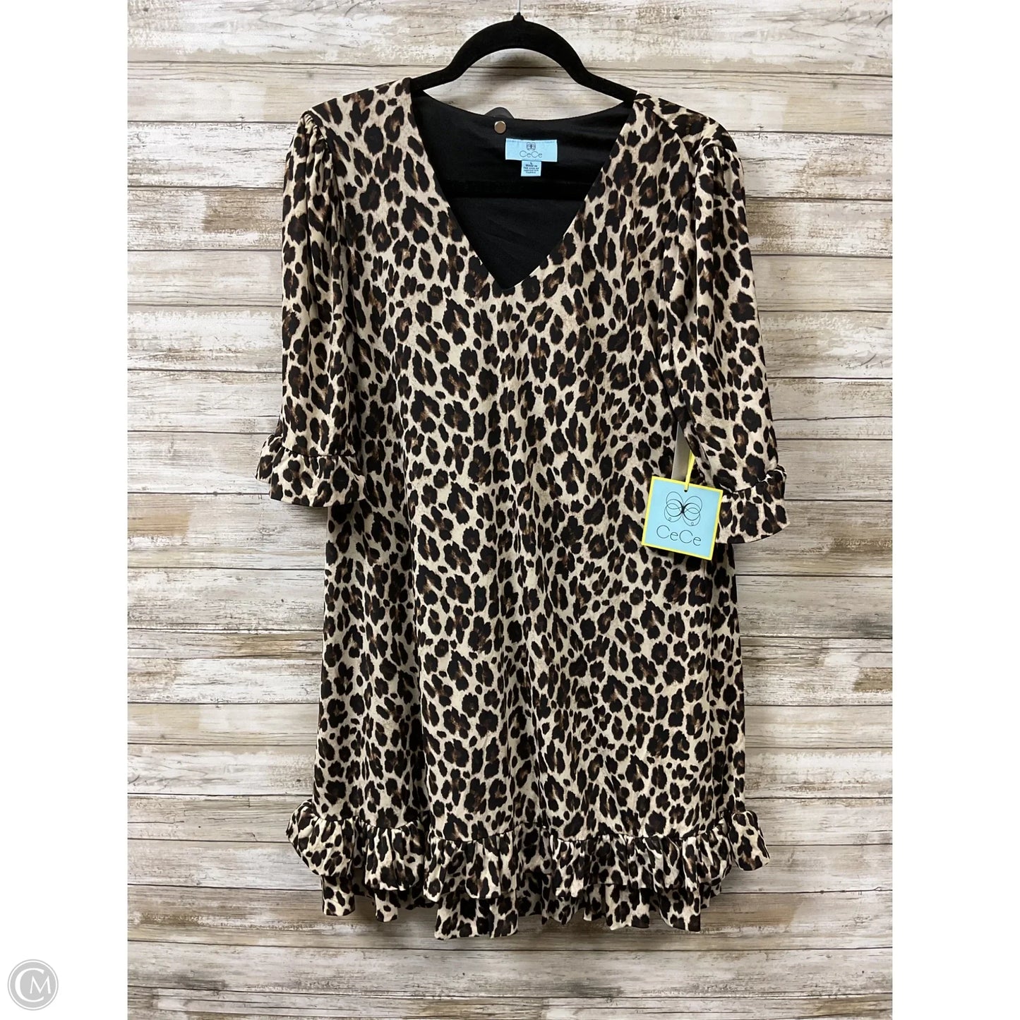 Dress Casual Short By Cece In Leopard Print, Size: L