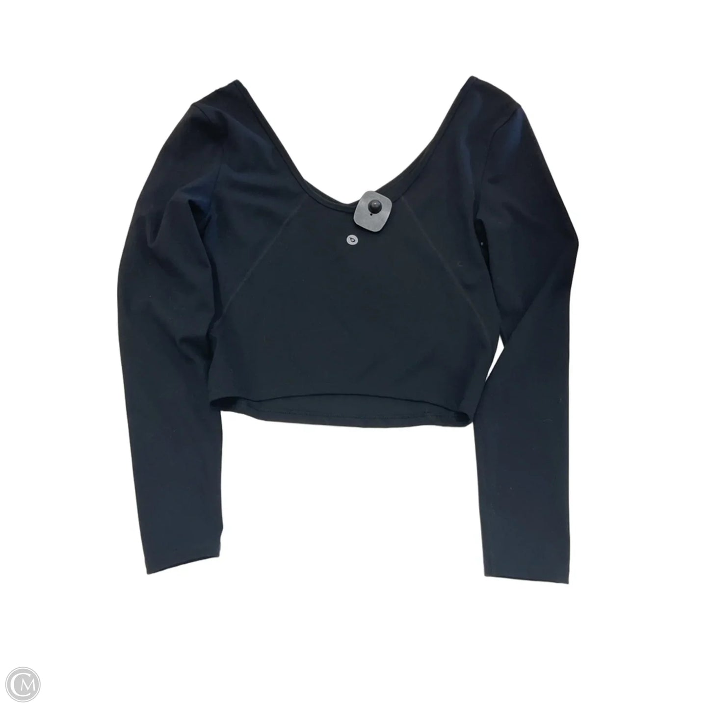 Athletic Top Long Sleeve Crewneck By Clothes Mentor In Black, Size: L
